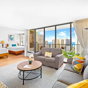 Stunning Ocean View 1br - Free Parking! Honolulu